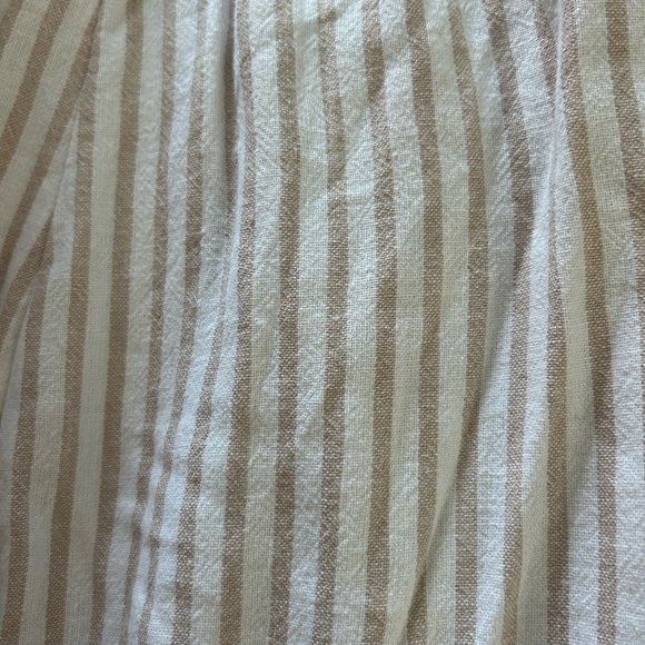 Abercrombie and Fitch Uttra High Rise Linen striped pants - Picture 4 of 6